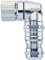 WMKCC19L | M23 connector, 19p, female 90°, soldering contact