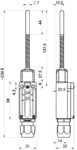 steute Ex ES 97 TK-11-3GD positieschakelaar