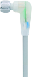 FB-SWKPH4P2-5/P00 | M8 connector, 4p, female 90°, 5 m, PVC, LED, food