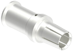 C30FA 95 | Female crimp contact, C30 series, 300 A, turned silver plated, wire cross section 95 mm², AWG 3/0