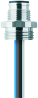 HT-FS3-0,5/16/S2470 | M12 receptacle, 3p, male 0°, 0,5m, front wall