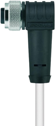 HT-WWAK12-10/S2430 | M12 connector, 12p, female 90°, 10 m, PTFE