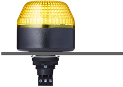 IBL 802 507 405 | Steady Beacon, 24 VAC/DC, IP65, yellow, panel mount, LED