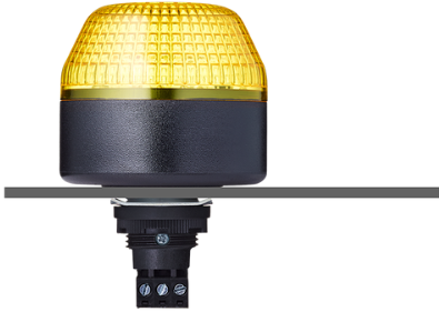 IBL 802 507 310 | Steady Beacon, 120 VAC, IP65, yellow, panel mount, LED