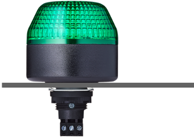 IBL 802 506 310 | Steady Beacon, 120 VAC, IP65, green, panel mount, LED