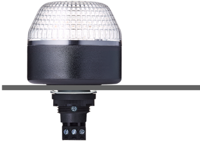 IBL 802 504 310 | Steady Beacon, 120 VAC, IP65, clear, panel mount, LED