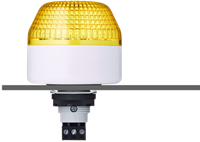 IBL 802 107 310 | Steady Beacon, 120 VAC, IP65, yellow, panel mount, LED