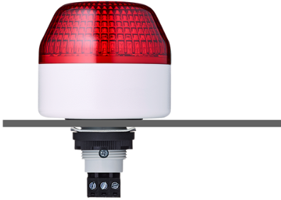 IBL 802 102 313 | Steady Beacon, 230 VAC, IP65, red, panel mount, LED