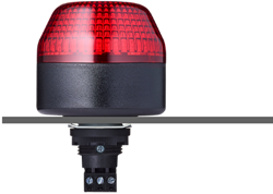 IBL 802 502 404 | Steady Beacon, 12 VAC/DC, IP65, red, panel mount, LED