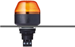 ICM 801 521 313 | Strobe Beacon, 230 VAC, plastic, orange, panel mount, LED