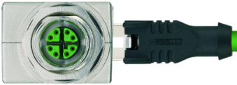 IE-WFKFDSX8-RJ45KS | M12-RJ45 adapter - ESCHA