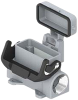 MZP 15 LS25 | Surface Mounting Housing, Size 49.16, Alu, 1 Lever, 1xM25 side, metal cover