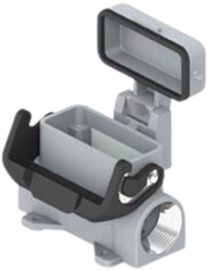 MZP 15 LS25 | Surface Mounting Housing, Size 49.16, Alu, 1 Lever, 1xM25 side, metal cover