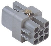 CDF 07 | Female Insert, Size 21.21, 7P+PE, Crimp, 10A, 250V