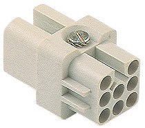 CDF 08 | Female Insert, Size 21.21, 8P, Crimp, 10A, 50V