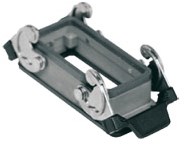 CHIS 24 | Bulkhead Mounting Housing, Size 104.27, EMC Alu, 2 Levers