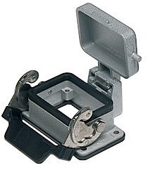 CHI 06 LS | Bulkhead Mounting Housing, Size 44.27, Alu, 1 Lever, metal cover