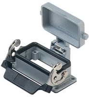 CHI 10 LS | Bulkhead Mounting Housing, Size 57.27, Alu, 1 Lever, metal cover