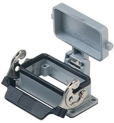 CHI 10 LS | Bulkhead Mounting Housing, Size 57.27, Alu, 1 Lever, metal cover