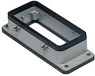 CHI 16 C | Bulkhead Mounting Housing, Size 77.27, Alu, 4 Pegs