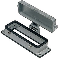 CHI 24 CP | Bulkhead Mounting Housing, Size 104.27, Alu, 4 Pegs, Cover Plastic