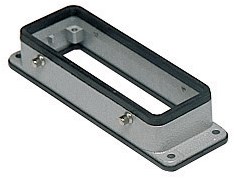 CHI 24 C | Bulkhead Mounting Housing, Size 104.27, Alu, 4 Pegs