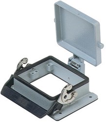 CHI 32 LS | Bulkhead Mounting Housing, Size 77.62, Alu, 1 Lever, metal cover