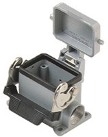 CHP 06 LS | Bulkhead Mounting Housing, Size 44.27, Alu, 1 lever, 1xPG16 side, metal cover