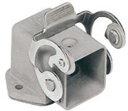 CKAXS 03 IA | Bulkhead Mounting Housing, Angled, Size 21.21, EMC Zinc, 1 Lever Stainless Steel