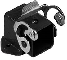 CKAXW 03 IA | Bulkhead Mounting Housing, Angled, Size 21.21, W-Type Zinc, 1 Lever Stainless Steel