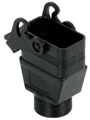 CQ 08 VG | Coupling Housing, Size 32.13, Plastic, 1 lever, 1xPG21 straight outside