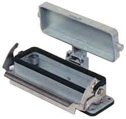 CVI 06 LP | Bulkhead Mounting Housing, Size 44.27, V-Type Alu, 1 Lever, Cover Plastic