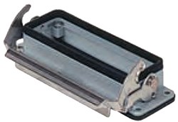 CVI 24 L | Bulkhead Mounting Housing, Size 104.27, V-Type Alu, 1 Lever