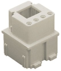 CX 01 JM | Adaptor, MIXO, 2MU, 4P+GND, Crimp, 10A, 250V, For RJ45 Male Insert CX?JM
