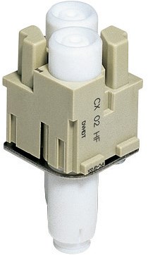 CX 02 HF | Female Insert, MIXO, 2MU, 2P, Crimp, 16A, 2900/5000V