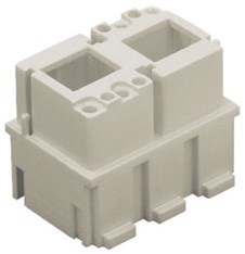 CX 02 JM | Adaptor, MIXO, 3Mu, 8P+GND, Crimp, 10A, 250V, For RJ45 Male Insert CXJM