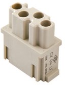 CX 04 LF | Female Insert, MIXO, 1MU, 4P, Crimp, POF/MOST, For CX  Plf/Mlf And CX  50/75 F