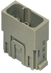 CX 08 CM | Male Insert, MIXO, 1MU, 8P, Crimp, 16A, 400V