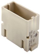 CX 17 DM | Male Insert, MIXO, 1MU, 17P, Crimp, 10A, 160V