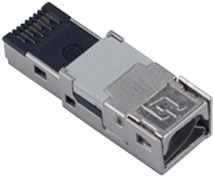 CX 8 J6IM | Male Insert, MIXO, 8P+GND, IDC-Connection, 1A, 50V, RJ45