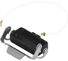 CZCW 15 LG | Protection Cover, Size 49.16, W-Type Alu, 1 lever, Loop