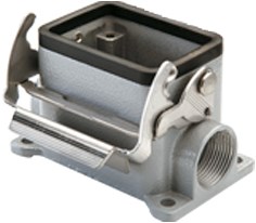 JCVP 06 L | Bulkhead Mounting Housing, Size 44.27, JEI Alu, 1 lever, 1xPG16 side