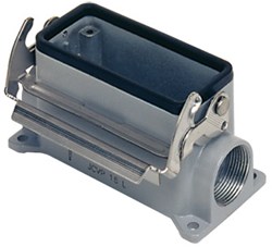 JCVP 10 L | Bulkhead Mounting Housing, Size 57.27, JEI Alu, 1 lever, 1xPG16 side