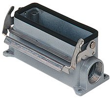 JMVP 24 L25 | Bulkhead Mounting Housing, Size 104.27, JEI Alu, 1 lever, 1xM25 side