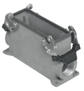 MAPS 24.32 | Surface Mounting Housing, High, Size 104.27, EMC Alu, 2 Levers, 1xM32 side