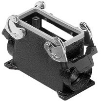 MAPW 16.32 | Surface Mounting Housing, High, Size 77.27, W-Type Alu, 2 Levers, 1xM32 side