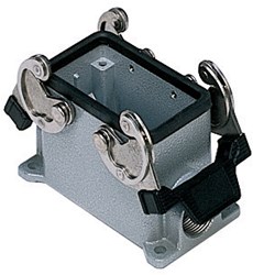 MAP 10.40 | Surface Mounting Housing, High, Size 57.27, Alu, 2 Levers, 1xM40 side