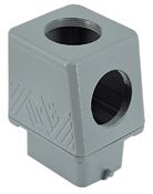 MBVO 06 L240 | Hood, Size 44.27, Big Alu, 2 Pegs, 2xM40 Top, 2xM40 side, Extended Terminal Compartment