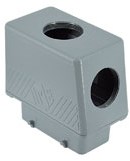 MBVO 16.240 | Hood, Size 77.27, Big Alu, 4 Pegs, 2xM40 Top, 2xM40 side, Extended Terminal Compartment