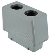 MBV 24.240 | Hood, Size 104.27, Big Alu, 4 Pegs, 2xM40 Top, Extended Terminal Compartment